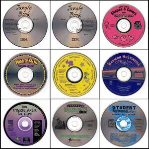 9CD Vintage KIDS LOT #6 (1996) NEW or LIKE NEW in sleeves as pictured!